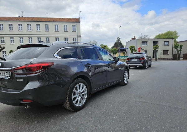 Mazda 6 cena 44000 przebieg: 160000, rok produkcji 2017 z Wągrowiec małe 137